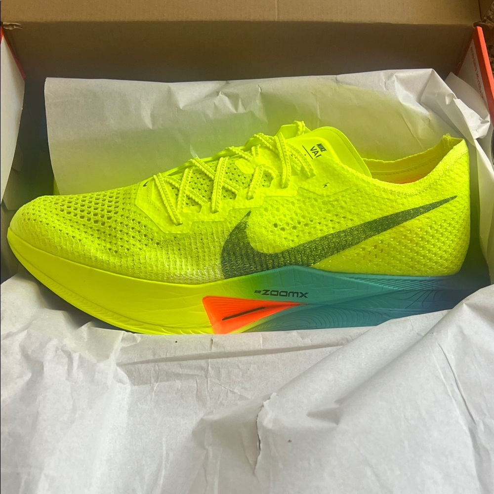 Nike ZoomX Neon Yellow Running Shoes